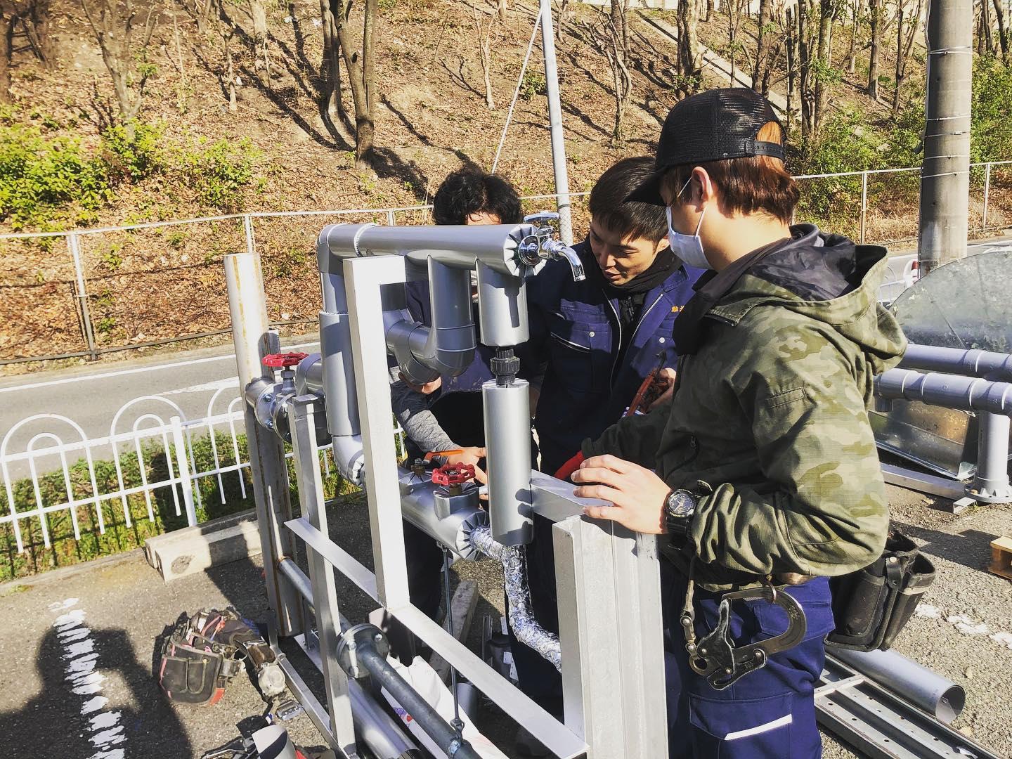 熱絶縁工事の施工管理イメージ